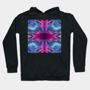 pink and blue tile Hoodie